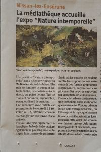 NATURE INTEMPORELLE NATURE INTEMPORELLE